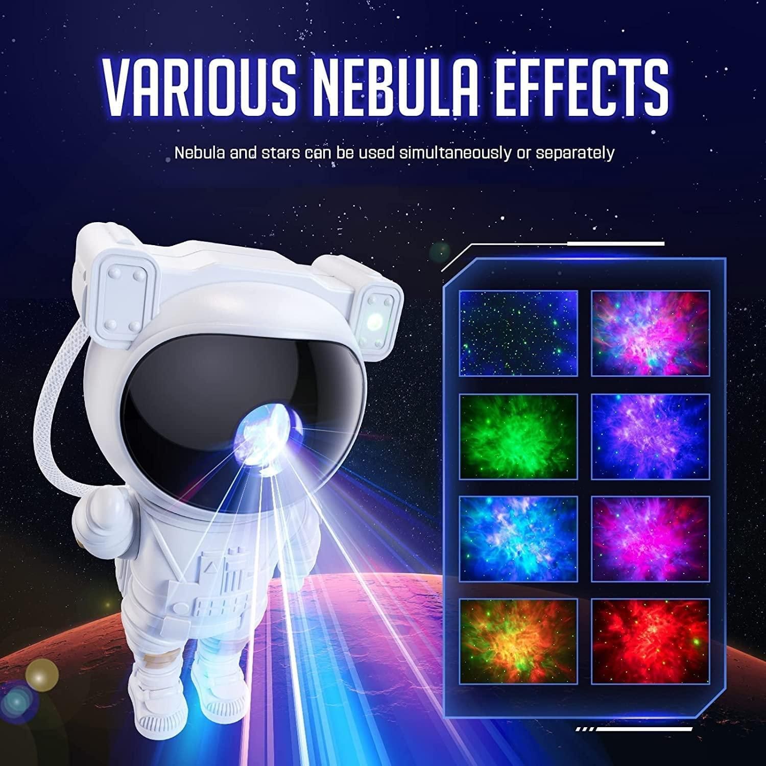 Astronaut Galaxy Projector Decorationfor   - 360 Magnetic Head Rotation, Remote Control