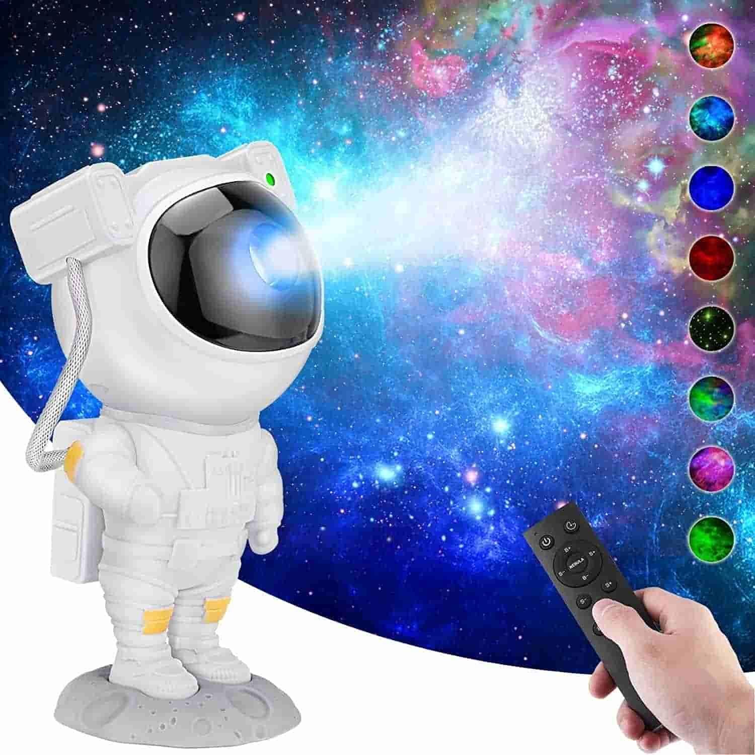 Astronaut Galaxy Projector Decorationfor   - 360 Magnetic Head Rotation, Remote Control